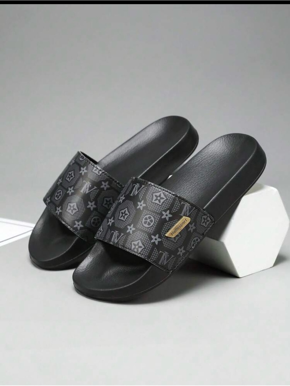 Black Style Slide Sandals